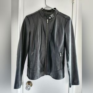 Faux leather jacket
